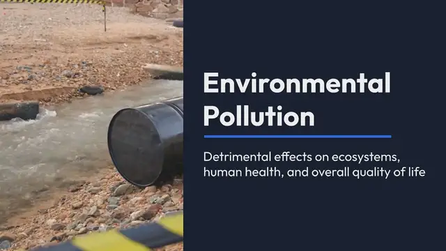 Video thumbnail for "The Complex Challenge of Environmental Pollution: Exploring its Various Forms, Detrimental Impacts on Ecosystems and Human Health, and the Imperative for Collaborative Solutions"