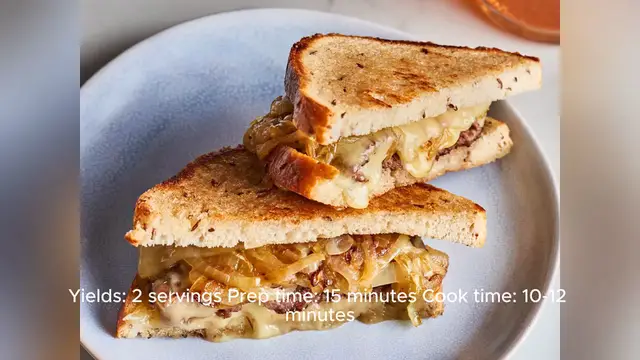 Video thumbnail for patty melt recipe