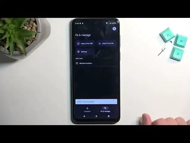 'Video thumbnail for How to Copy Contacts from SIM on MOTOROLA Moto G53 / Transfer Numbers to Storage'
