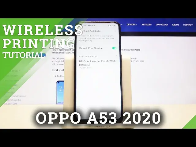 'Video thumbnail for How to Enable Wireless Printing Option on OPPO A53 2020 – Connect Printer'
