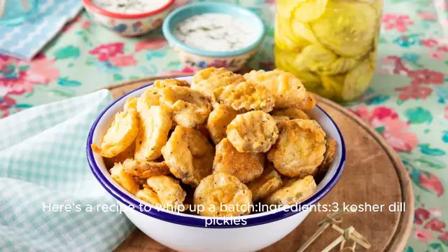 Video thumbnail for Fried pickles recipe