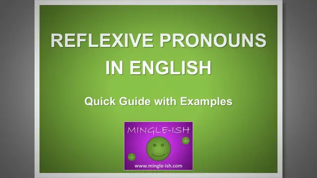 Video thumbnail for Reflexive Pronouns: Quick Guide with Examples