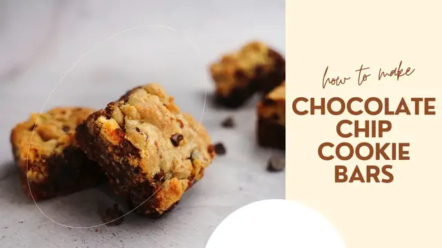Video thumbnail for Chocolate Chip Cookie Bars