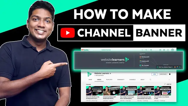 Video thumbnail for How to Make a YouTube Banner _ YouTube Channel Art Tutorial