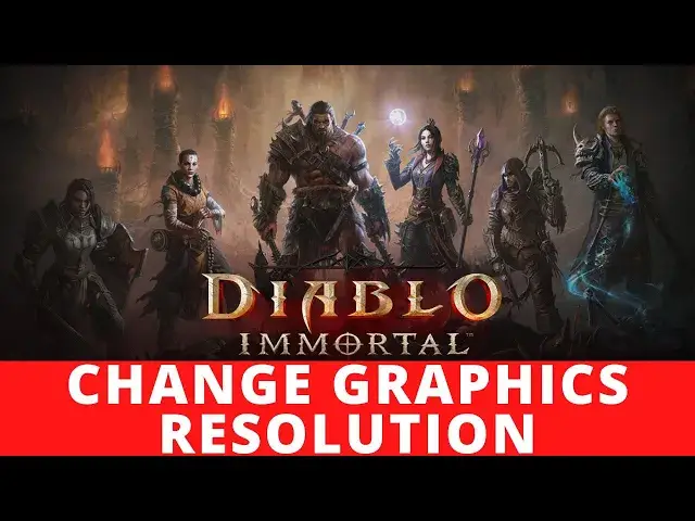 Video thumbnail for Diablo Immortal - How To Change Graphics Resolution