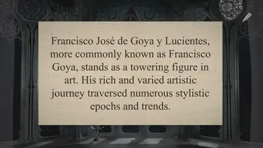 'Video thumbnail for Francisco Goya – Artistic Style And Art Movements'