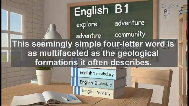 Video thumbnail for 2500 Must Know CEFR B1 Vocabulary - Rock: Exploring the Many Facets of a Powerful Word