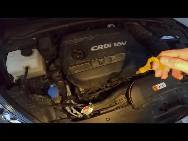 'Video thumbnail for Where is Engine Oil Level Dipstick in the Hyundai i40 ( 2011 – 2019 ) | Measure the Engine Oil Level'