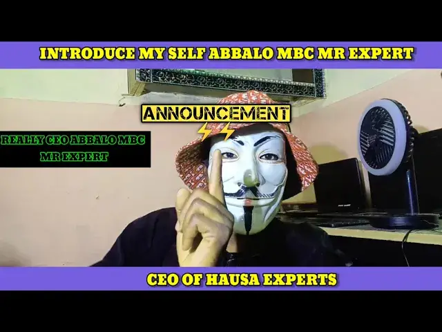 'Video thumbnail for INTRODUCING AND SHOW IDENTITY REAL ABBALO MBC MR EXPERT'