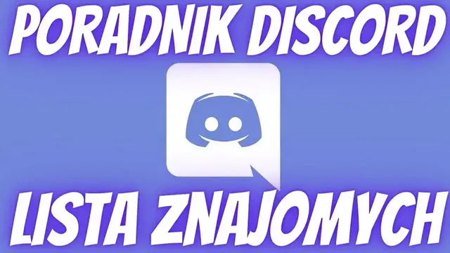 Video thumbnail for Jak otworzyć listę znajomych na Discordzie? *DISCORD*