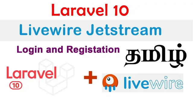 Video thumbnail for Laravel 10  Livewire Tamil