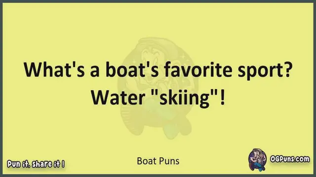 Video thumbnail for Boat - Jokes, Puns, Wordplays, and Laughter