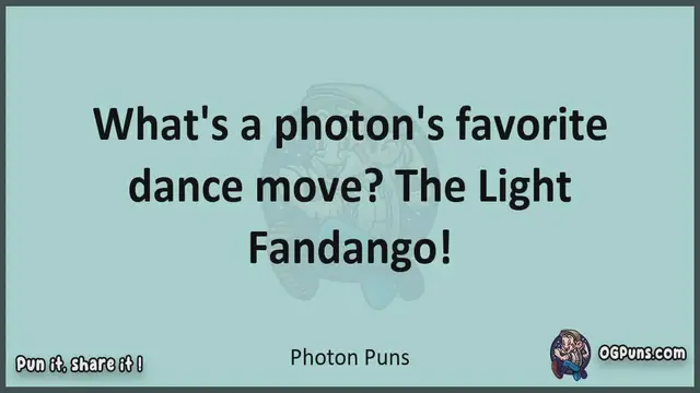 Video thumbnail for Photon - Jokes, Puns, Wordplays, and Laughter