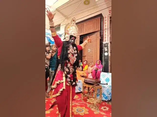 Video thumbnail for काली माता का रौद्र रूप,#trending #happy_lokgeet #viral #डांस #jagran #kirtan #shortvideo
