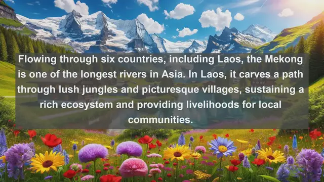 Video thumbnail for Exploring Natural Wonders: Top 10 Famous Rivers in Laos
