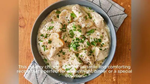 Video thumbnail for creamy chicken recipe