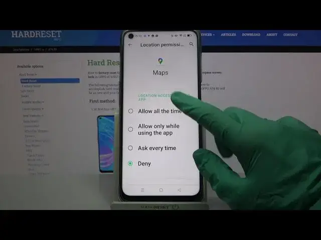 'Video thumbnail for How to Manage Apps Permissions in OPPO A74 5G - Allow / Deny Apps Location Access'