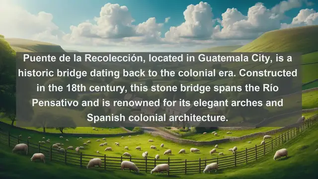 Video thumbnail for Exploring Guatemala's Architectural Wonders: Top 10 Famous Bridges Revealed!