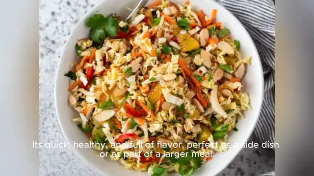 Video thumbnail for napa cabbage recipe