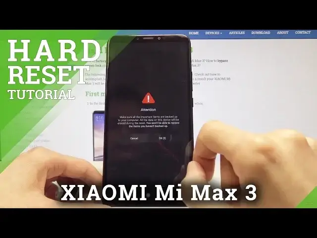'Video thumbnail for Factory Reset XIAOMI Mi Max 3 - Delete All Content & Settings'