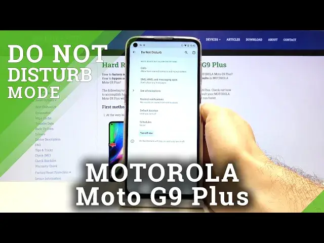 'Video thumbnail for How to Activate DND Mode in MOTOROLA Moto G9 Plus – Silent Preferences'