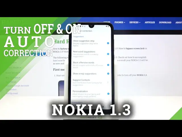 Video thumbnail for How to Enter Text Correction Options in NOKIA 1.3 – Find Text Correction Options