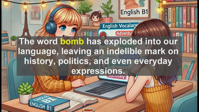 Video thumbnail for 2500 Must Know CEFR B1 Vocabulary - Understanding the Word 'Bomb': Meanings and Usage