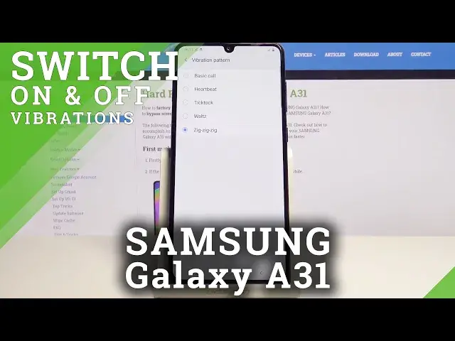 'Video thumbnail for How to Personalize Vibrations in Samsung Galaxy A31 - Set Up Vibration Pattern'