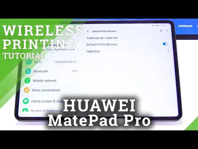 'Video thumbnail for How to Connect Printer with HUAWEI MatePad Pro – Activate Printer'