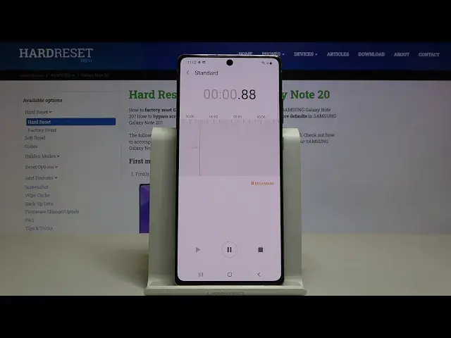 'Video thumbnail for How to Record Sounds in SAMSUNG Galaxy Note 20 – Use Sounds Recorder'