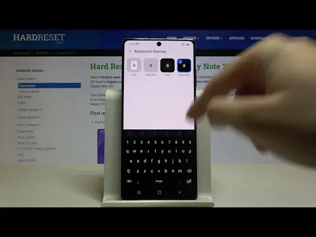 'Video thumbnail for How to Change Keyboard Theme in SAMSUNG Galaxy Note 20 – Set a New Keyboard Theme'