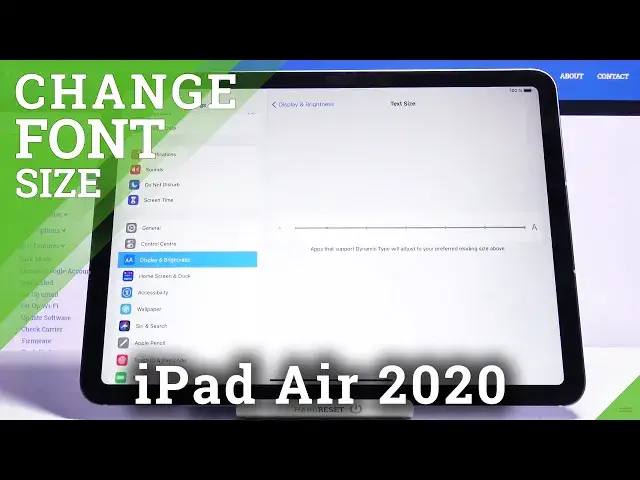 Video thumbnail for How to Change Font Size on iPad Air 2020 – Text Size Settings