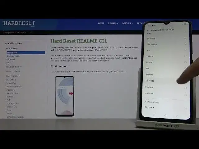 Video thumbnail for Notification Tones in Realme C21 – Default Notification Sounds