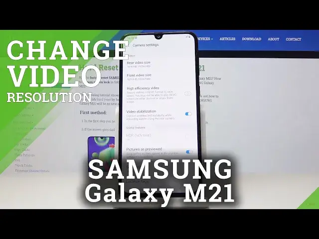 'Video thumbnail for How to Change Video Quality in SAMSUNG Galaxy M21 – Video Resolution'