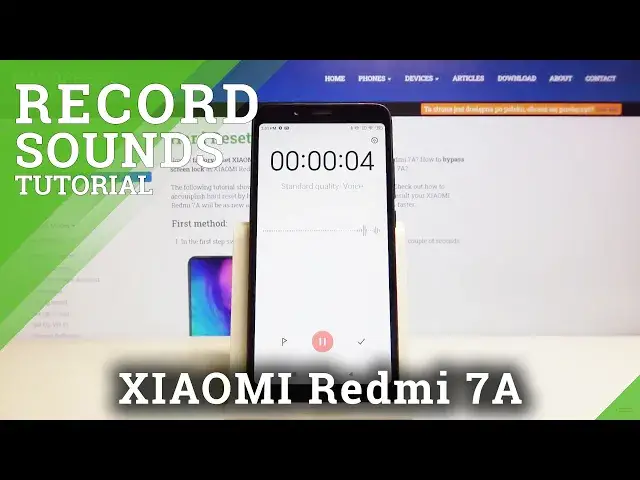 'Video thumbnail for How to Record Sound in XIAOMI Redmi 7A – Sound Recorder'