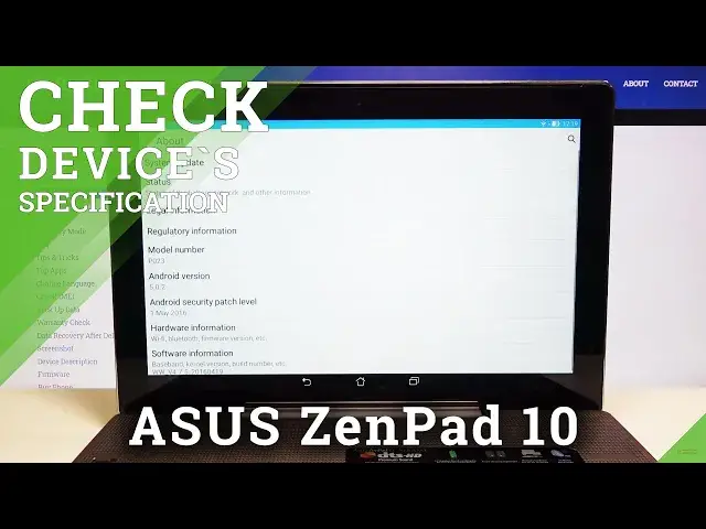 'Video thumbnail for How to Check ASUS ZenPad 10 Specification – IMEI & SN Numbers'