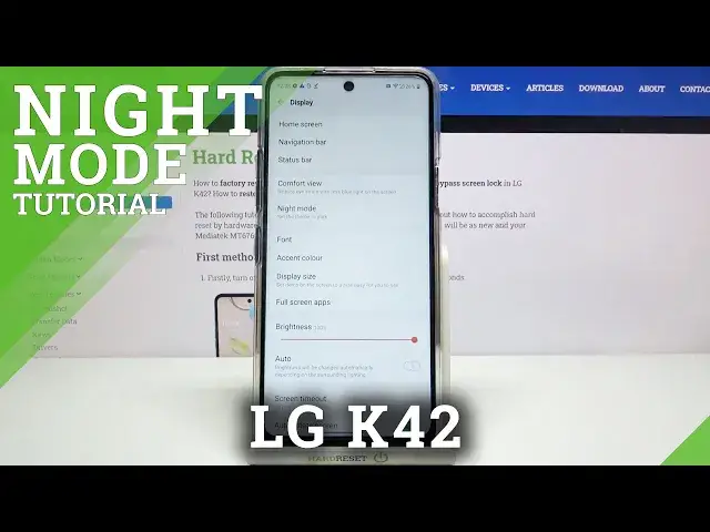 'Video thumbnail for How to Activate Night Mode in LG K42 - Enable Eye Comfort Mode'