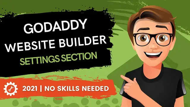 Video thumbnail for GoDaddy Website Builder Settings Section