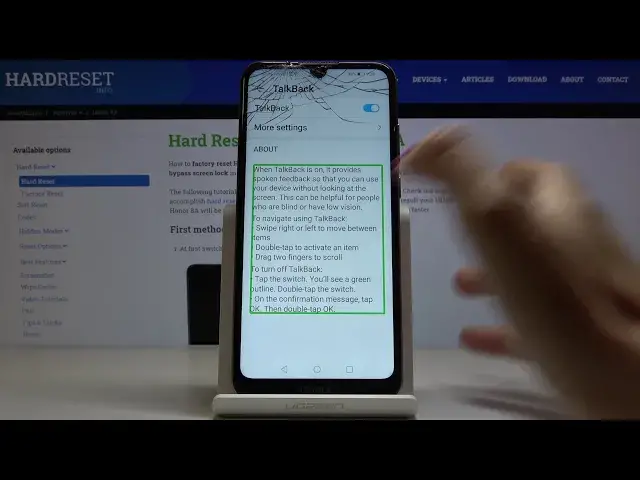 'Video thumbnail for How to Activate Talkback in HUAWEI Honor 8A — Find Screen Reader Options'