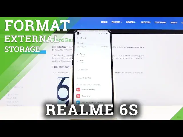 'Video thumbnail for How to Format SD Card in REALME 6s – Refresh Memory Card'