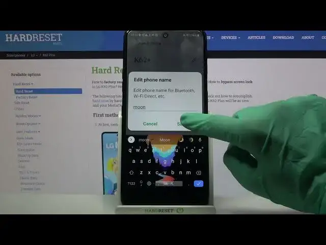 Video thumbnail for How to Rename LG K62 Plus – Add New Name