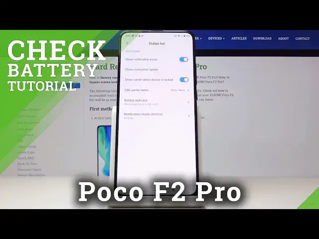 'Video thumbnail for How to Check Battery Percentage in XIAOMI Poco F2 Pro – Show Battery Info'