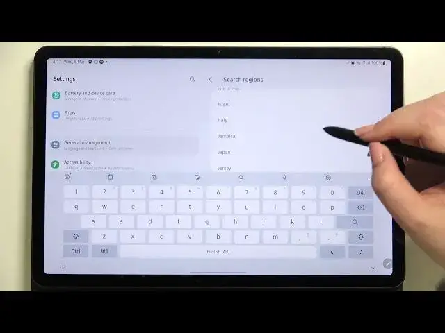 'Video thumbnail for How to Change Date and Time in SAMSUNG Galaxy Tab S8 – Find Time Zone / Time Format'