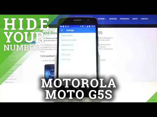 'Video thumbnail for How to Hide Phone Number in MOTOROLA Moto G5S – Make Number Private'