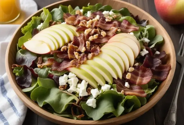 Video thumbnail for Apple Bacon Salad
