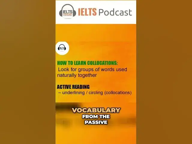 Video thumbnail for Master IELTS with Powerful Vocabulary and Active Reading Skills!