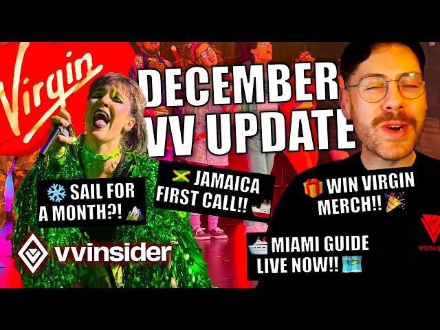 Video thumbnail for What's NEW on Virgin Voyages? December 2025 News & Updates