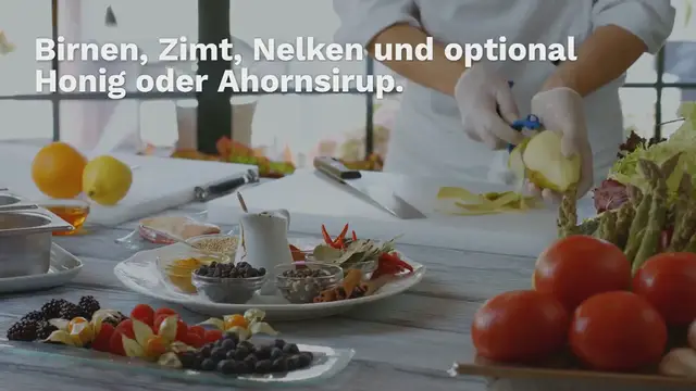 Video thumbnail for WINTERLICHES BIRNENKOMPOTT OHNE ZUCKER