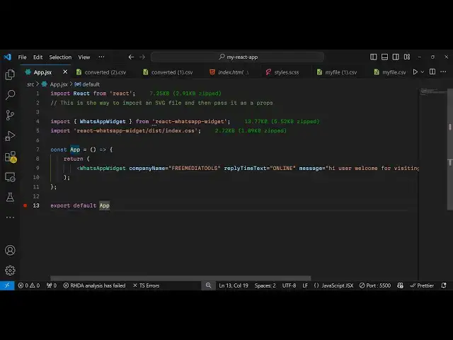 Video thumbnail for Build a React.js Whatsapp Chat Support Widget to Allow Users to Send Message and Chat in Browser