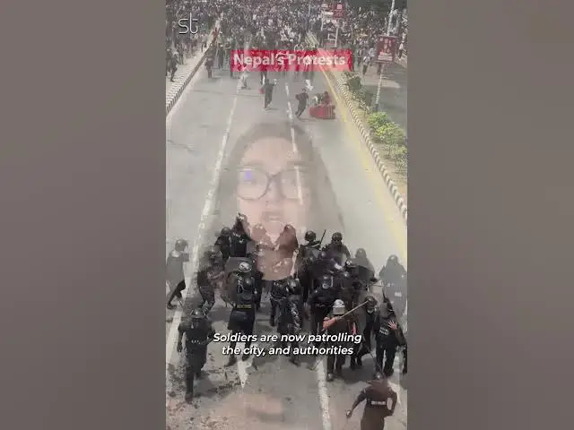 'Video thumbnail for Nepal in Turmoil: Deadly Protests Over Social Media Ban Force Prime Minister’s Resignation'